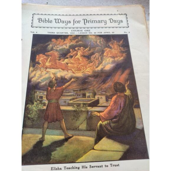 Bible Ways for Primary Days, 1933-1938, 162 total, Christian paper booklets, - Picture 7 of 7